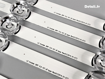 LED-подсветка в сборе DRT 3.0 42"_A type Rev01, DRT 3.0 42"_B type Rev01