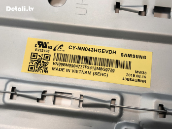 LED-подсветка CY-NN043HGEVDH, UE43NU7097U