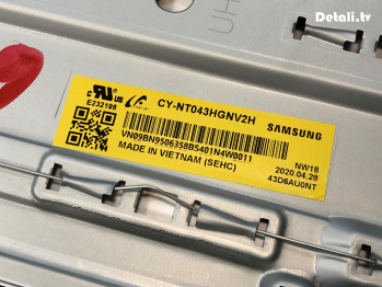LED-подсветка CY-NT043HGNV2H, UE43TU8570U